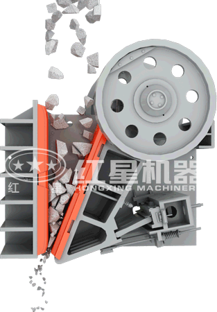 顎式破碎機的工作原理圖 顎式破碎機的工作原理圖