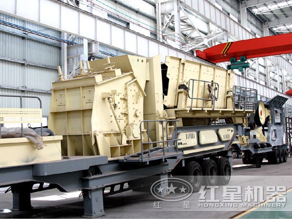 車(chē)載流動(dòng)打砂機(jī)（搭載反擊破）