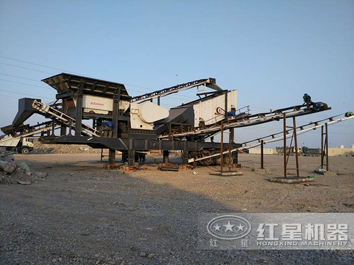 沖擊式移動(dòng)破碎站環(huán)保，綠色生產(chǎn)