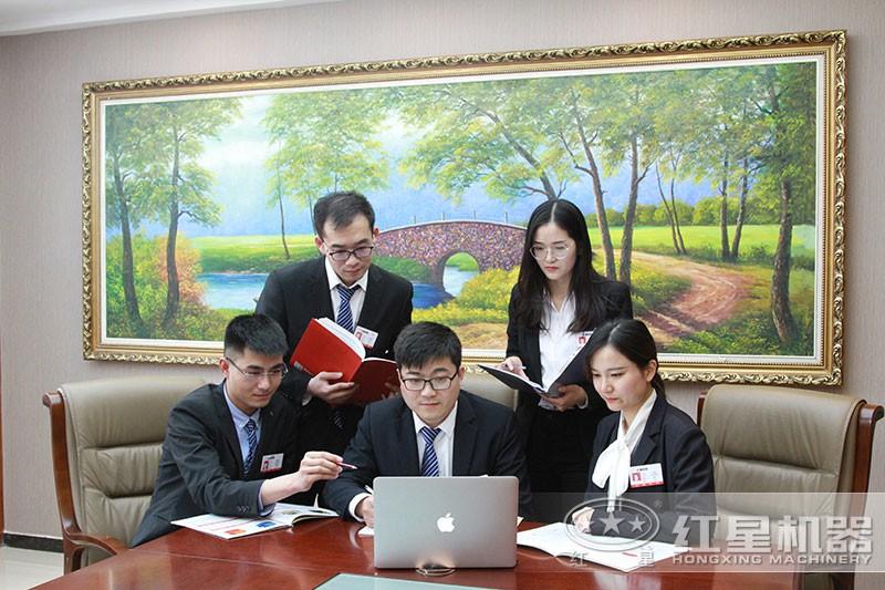 紅星為客戶設(shè)計作業(yè)方案、配備砂石廠設(shè)備