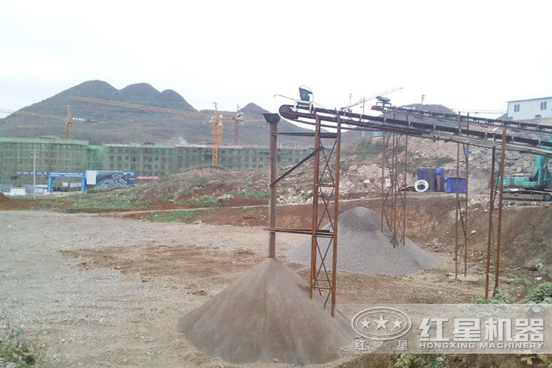 風化砂生產現成品料堆