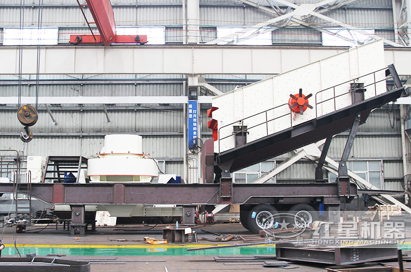 移動(dòng)式制砂機(jī)，一體化生產(chǎn)智能效率高