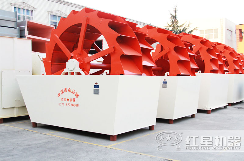 輪斗式洗砂機，洗凈度高達(dá)99%